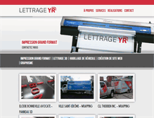 Tablet Screenshot of lettrageyr.com